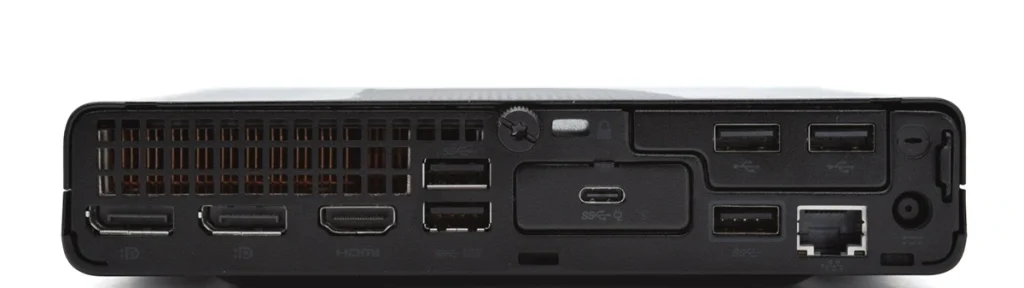 HP Elite Mini 800 G9 Back side