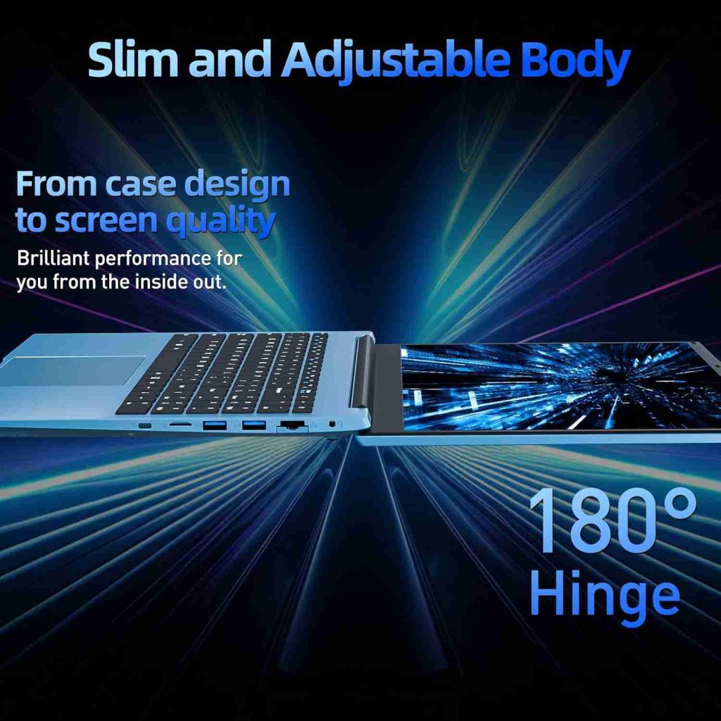 SGIN Laptop opened at 180 degrees